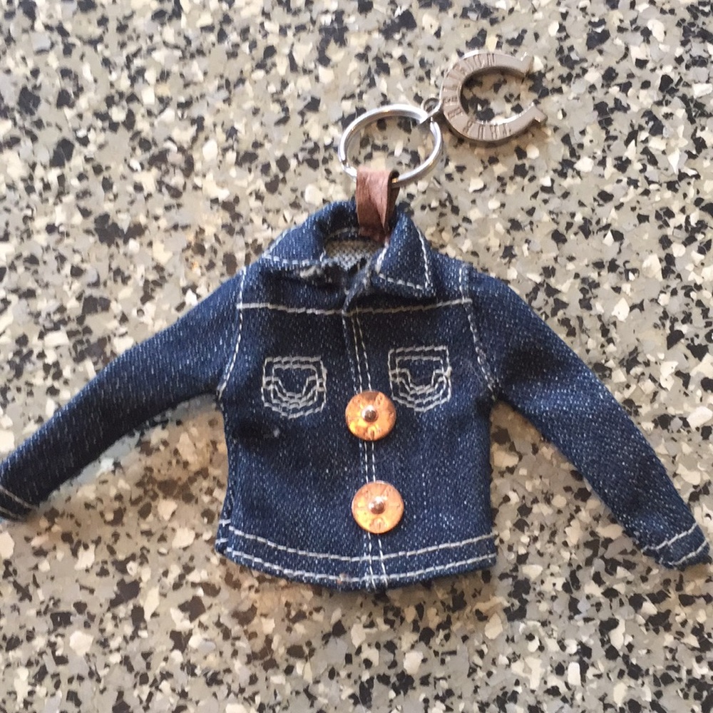 True Religion TRBJ jean jacket keychain